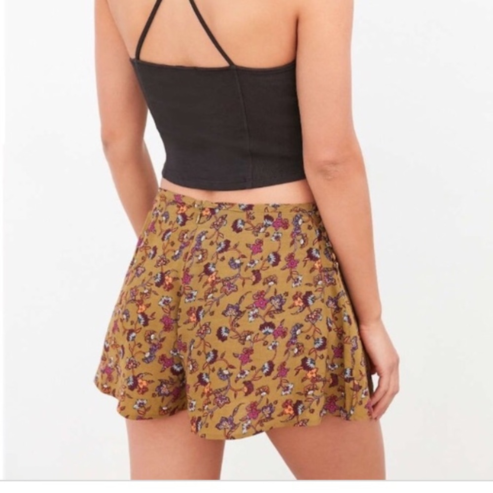 Military green Urban Outfitters flowy shorts